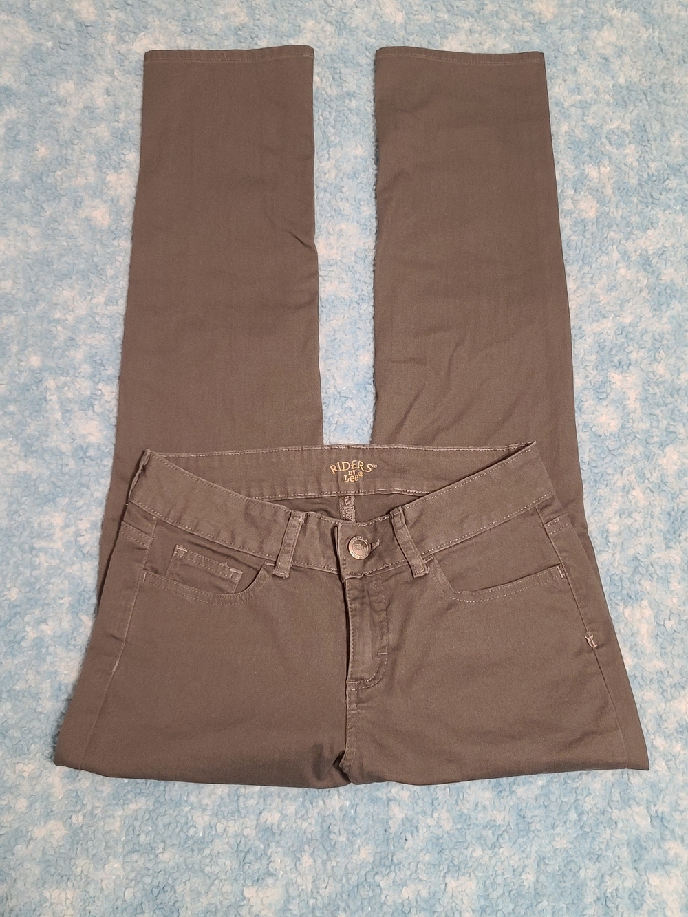 Riders by Lee, Sz 8P Women's Straight Leg Jeans, Gray, NWOT